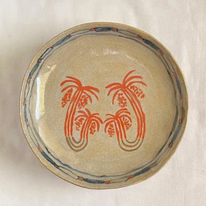 The Twin Palm tree pattern Plate